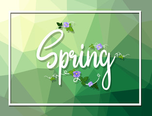 A spring text template