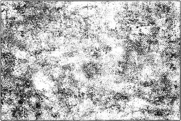 Grunge is black and white. Vector abstract texture of old surface