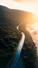Aerial View of Great Ocean Road and Beaches of Victoria, Australia - 273981345