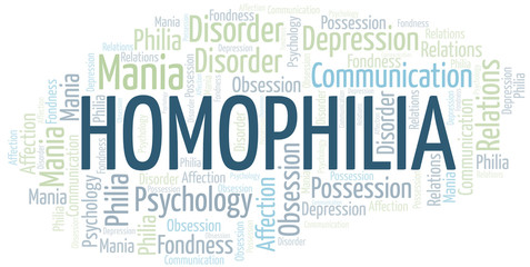 Homophilia word cloud. Type of Philia.
