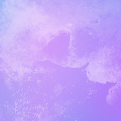 Blue purple grunge background. Square space for text 
