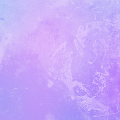 Blue purple grunge background. Square space for text 