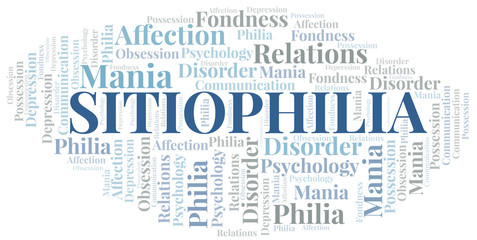 Sitiophilia word cloud. Type of Philia.