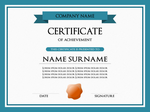 Premium Certificate template awards background. vector modern value design and layout luxurious