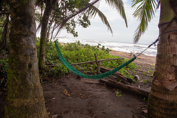 Obraz premium hammock in turtle in costa rica