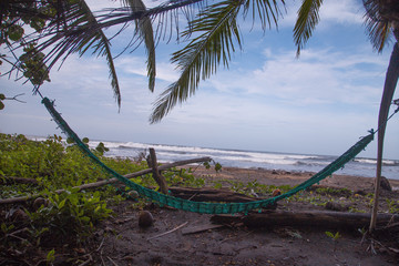 hammock in turtle in costa rica