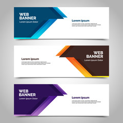 abstract vector banners.modern template design for web