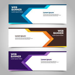 abstract vector banners.modern template design for web