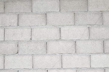 Old cement blocks wall texture and background.