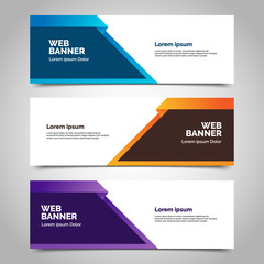 abstract vector banners.modern template design for web