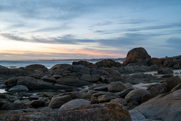 Abendrot am Salmon Rock in Cape Conran Australien