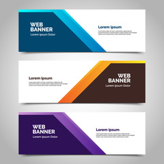 abstract vector banners.modern template design for web
