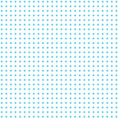 White background  with turquoise dots 