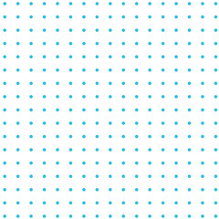 White background  with turquoise dots 