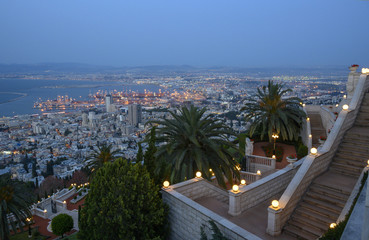 Fototapeta na wymiar Panorama de Haifa 