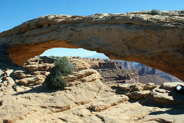 Arch Canyonlands NP looking through to valley