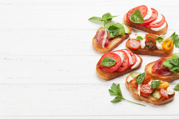 Traditional spanish tapas