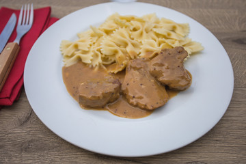 filet mignon sauce moutarde