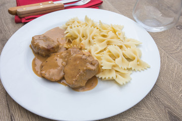 filet mignon sauce moutarde