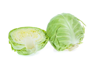 cabbage on white background