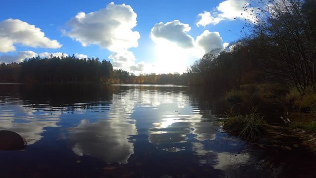 288 Autumn lake during sunset