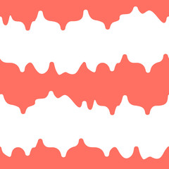 Obraz premium Hand drawn abstract style seamless pattern with pink and white stripes