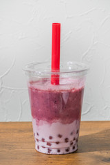 タピオカミルクティー　タピオカドリンク　 Tapioca bubble milk tea