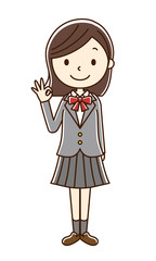 女子学生　OK