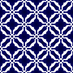 Fototapeta na wymiar blue and white Chinese pattern vector