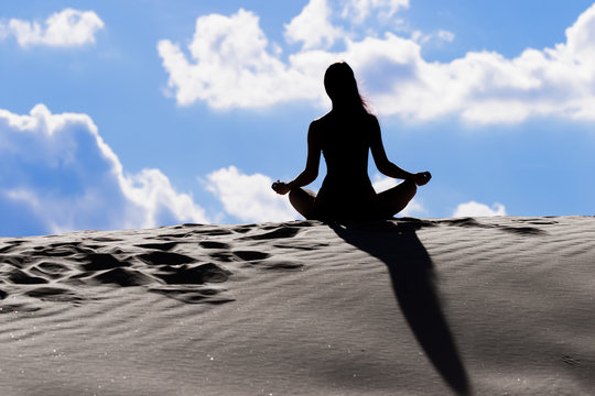 yoga on the beach