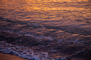 sunset at guanacaste beach costa rica