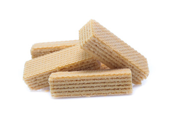 Wafers stick isolated on white background