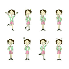 スマホを持ったアバター