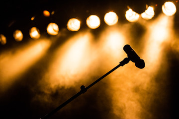 mikrophon-silhouette © Franz Pfluegl