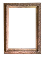 Frame picture antique antiques isolated on white background