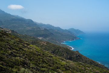 Fototapeta na wymiar Amazing view of the Mediterranean Sea in Sardinia island