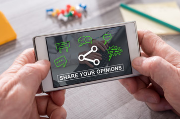 Concept of opinions sharing