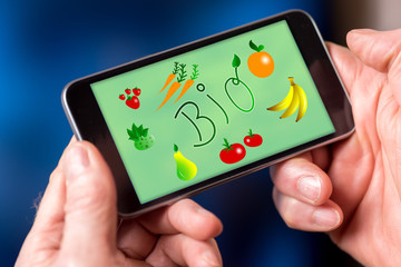 Bio concept on a smartphone