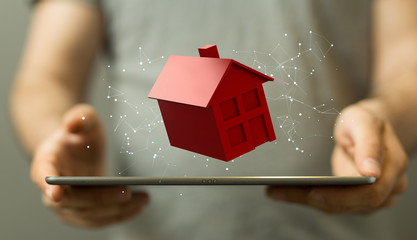 using futuristic interface of smart home automation iot