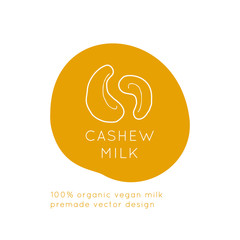 Vegan Milk package template vector