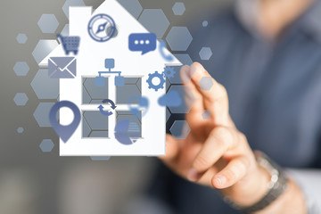 using futuristic interface of smart home automation iot