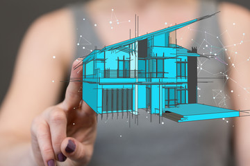 Model of the house and digital iot