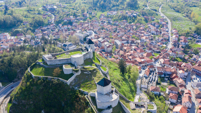 Fortress in Tesanj, Bosnia and Herzegovina