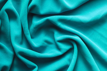 Obraz premium Background texture of cyan fleece