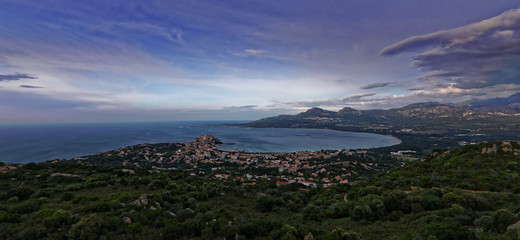 Calvi bay in the afternoon