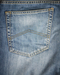 Blue denim jean texture for background