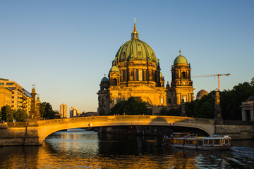 Berlin Cathedral Church at sunset © wangtao