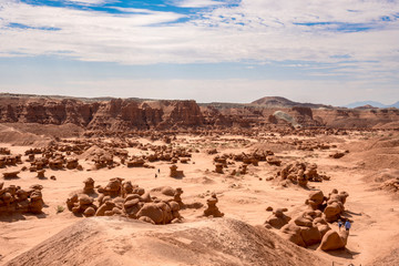 landscape on the Goblin state park in the united states of america