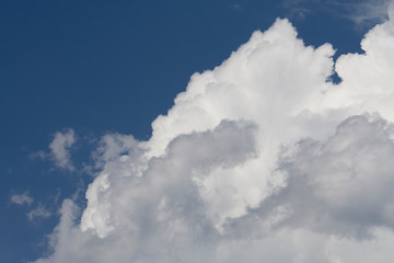 Naklejka na ściany i meble sky 66 percent covered by cumulus cloud