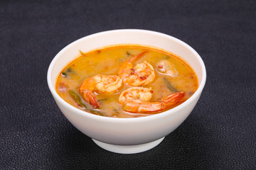 Famous Thai Tom Yam soup